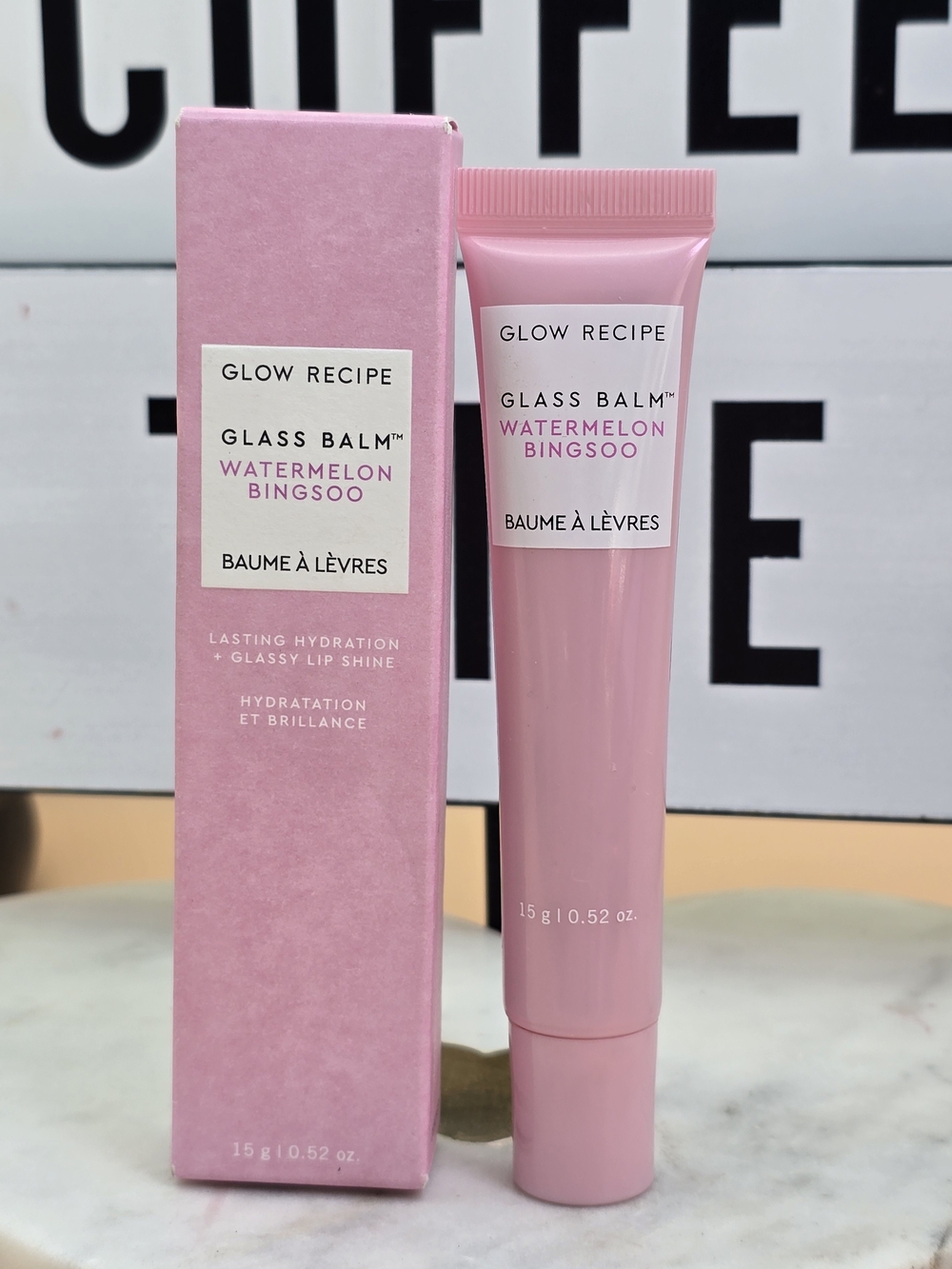 Glow Recipe Glass Balm Watermelon Bingsoo Pink Hydrating Lip Balm